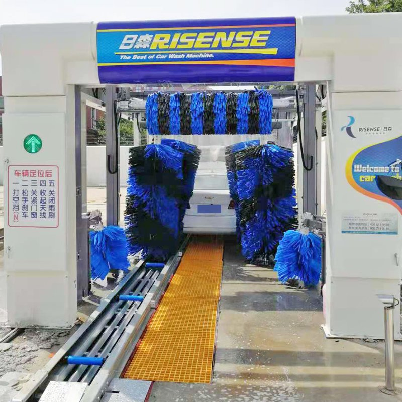 Smart Vehicle Cleaning System with Advanced Tunnel Car Wash Features