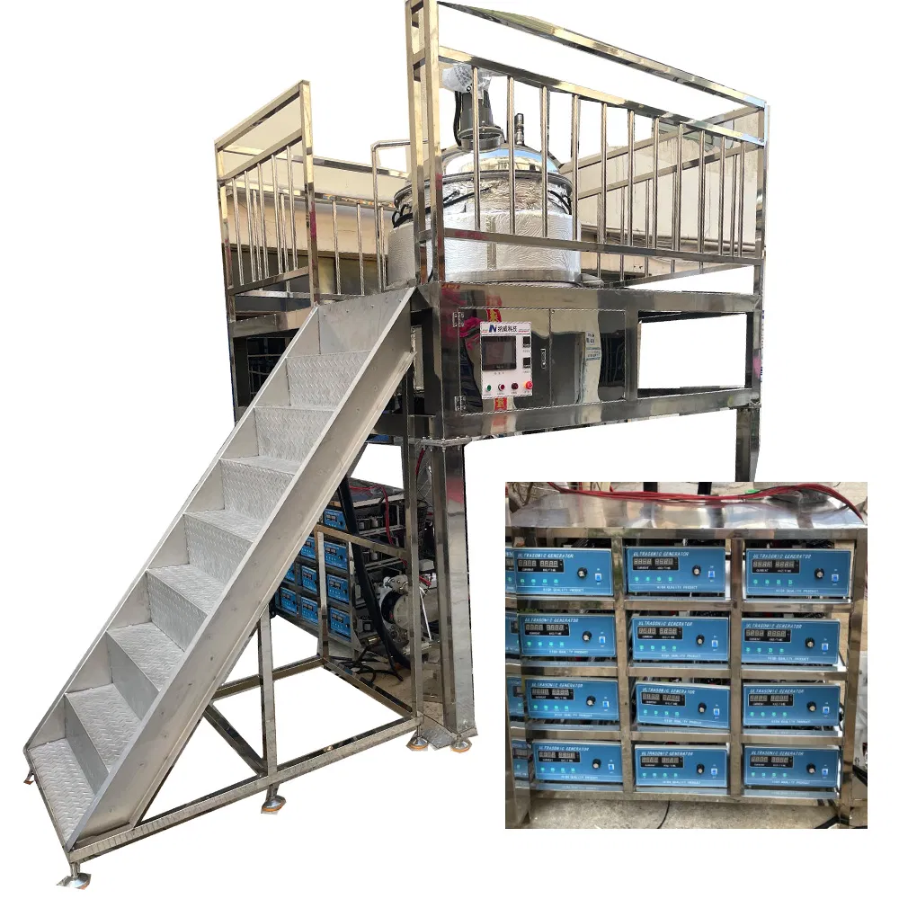 Industrial Ultrasonic Cleaning Machine with 1000kg Heavy Duty Lifting, Car Parts Auto Engine Metal Hardware Ultrasound Cleaner Washing Equipment