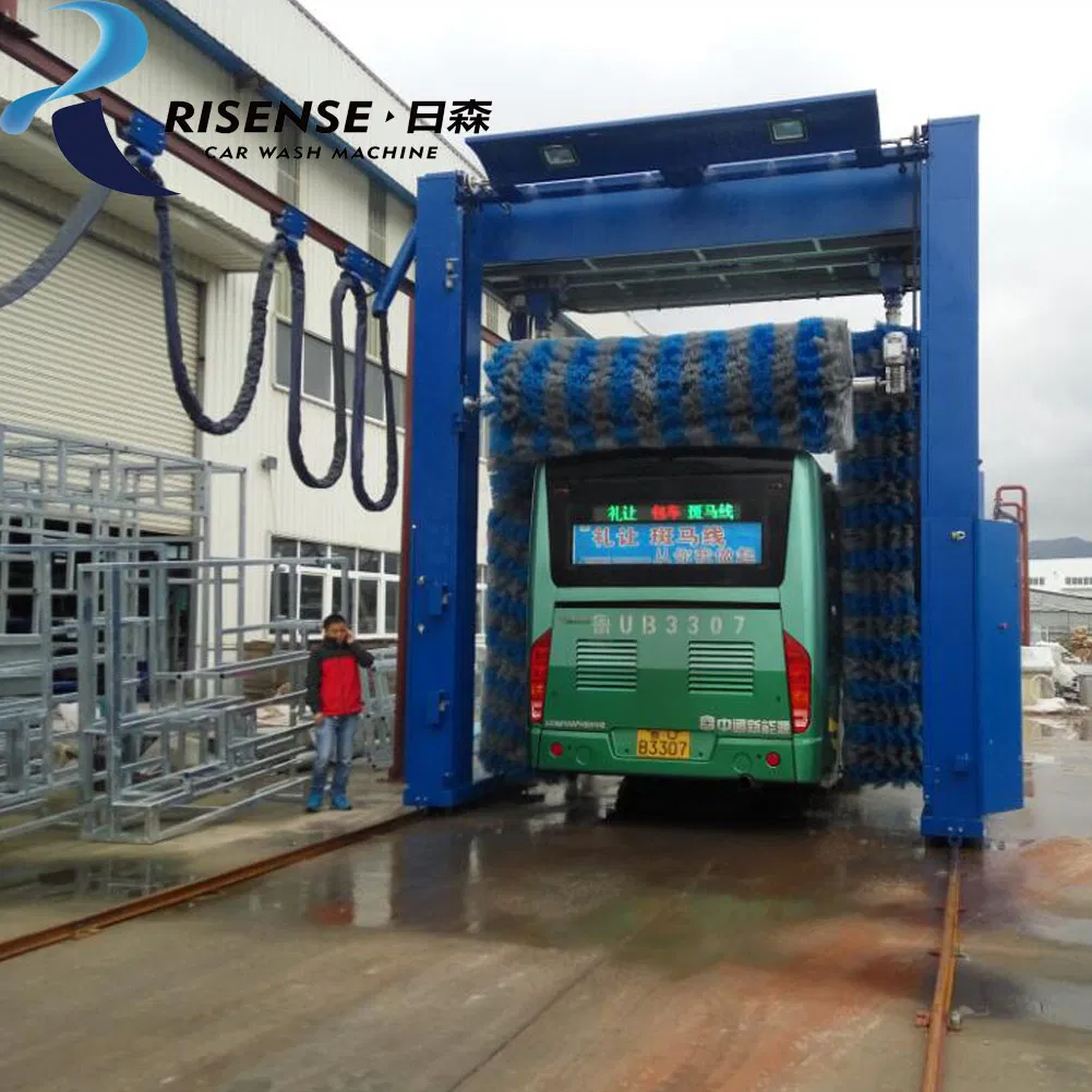 full automatic 3 brushes truck wash system for bus and truck washing