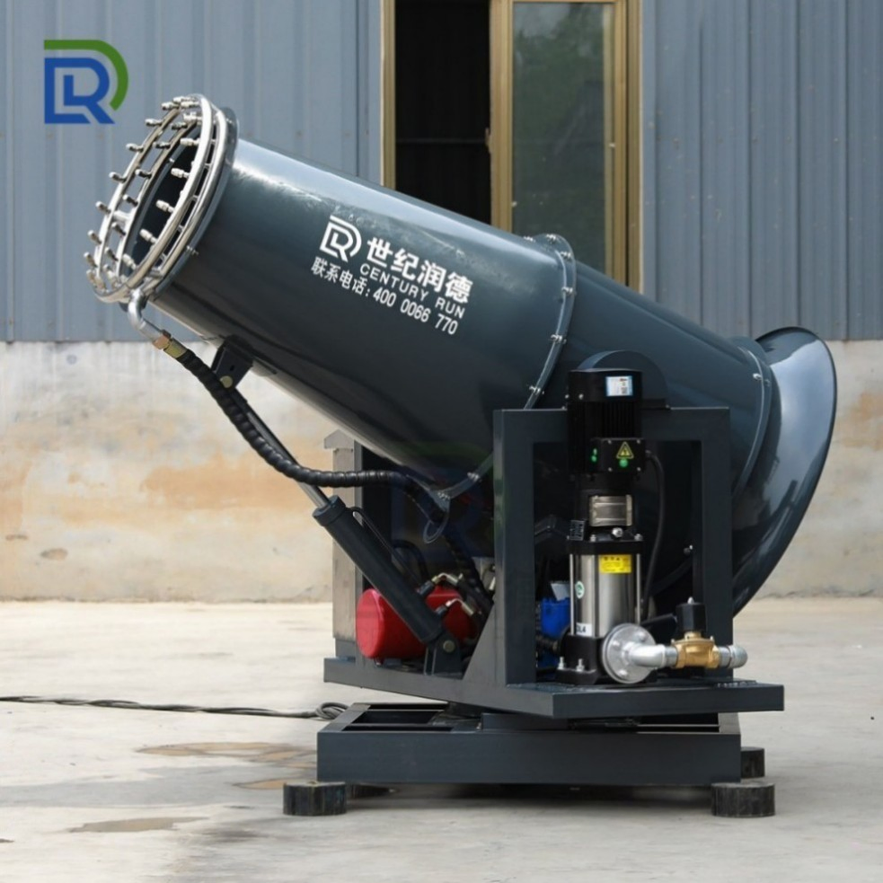 Construction Site Mine Farm in-Vehicle Generator Set Dust Suppression Fog Cannon Machine