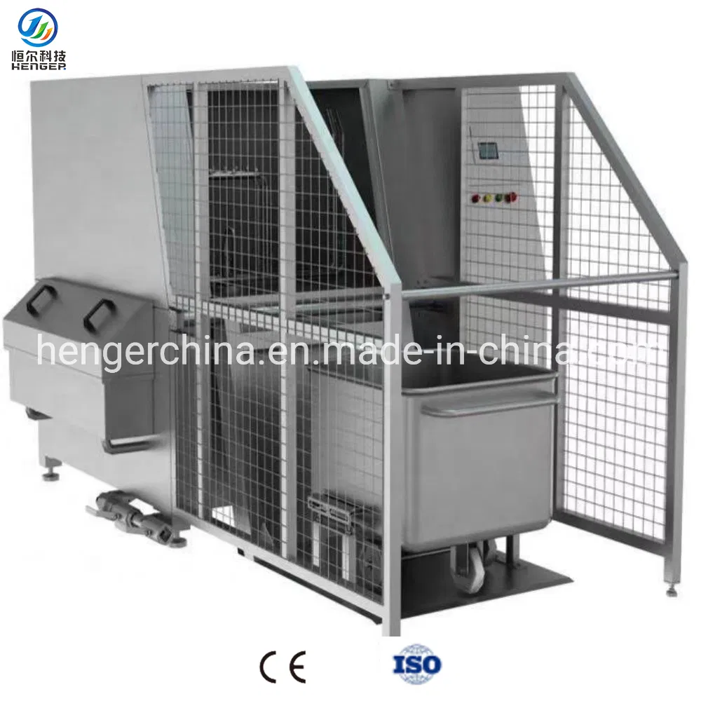 Sausage Processing Factory Cleaning Equipment for 200L Meat Trolley