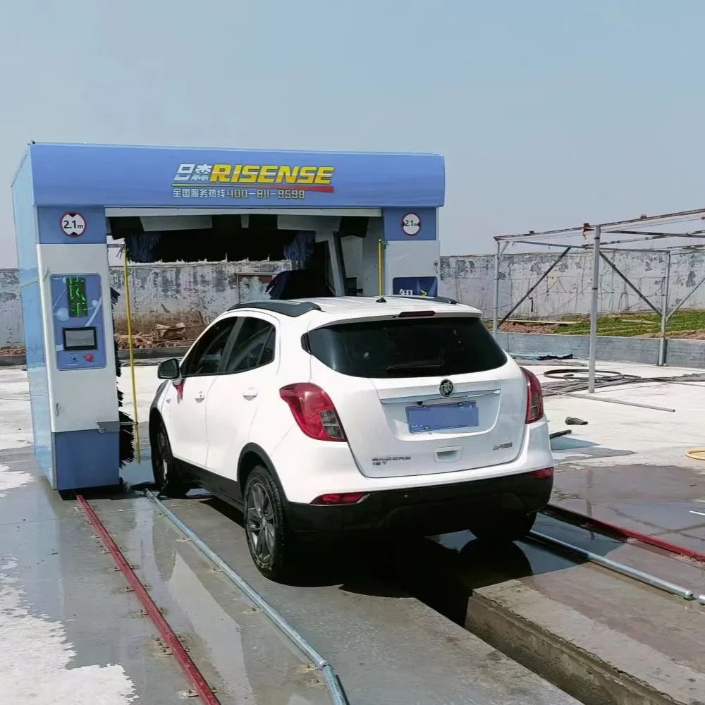 Car Wash Equipment High Speed Automatic Five Brushes Rollover Car Wash Machine