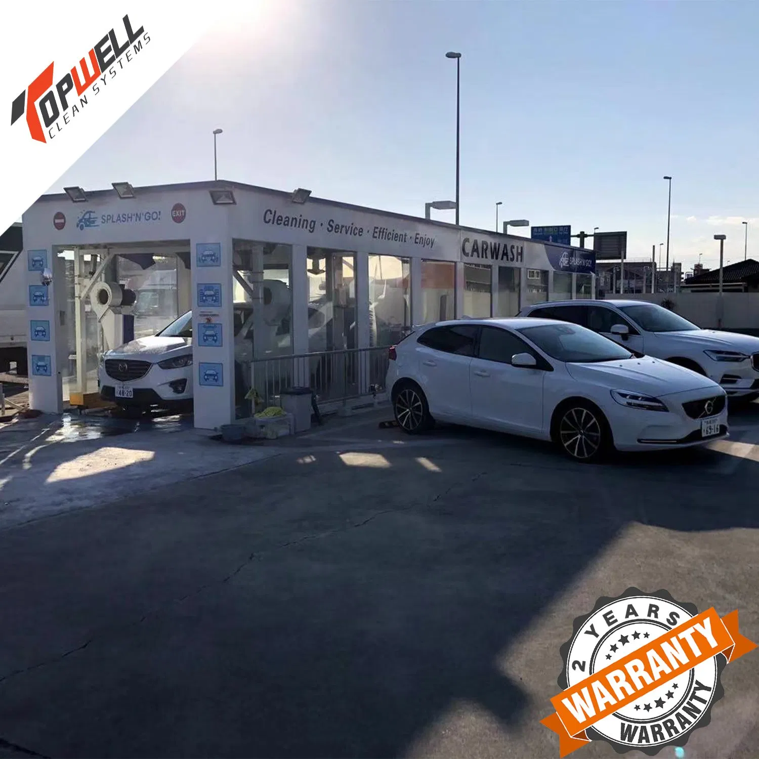 Commercial Vehicle Cleaning System, Auto Continuous Car Wash Systems