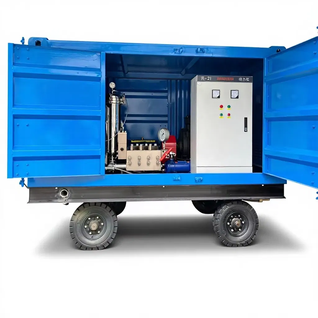 Powerful High Pressure Water Jetting System for Industrial Pipeline Cleaning