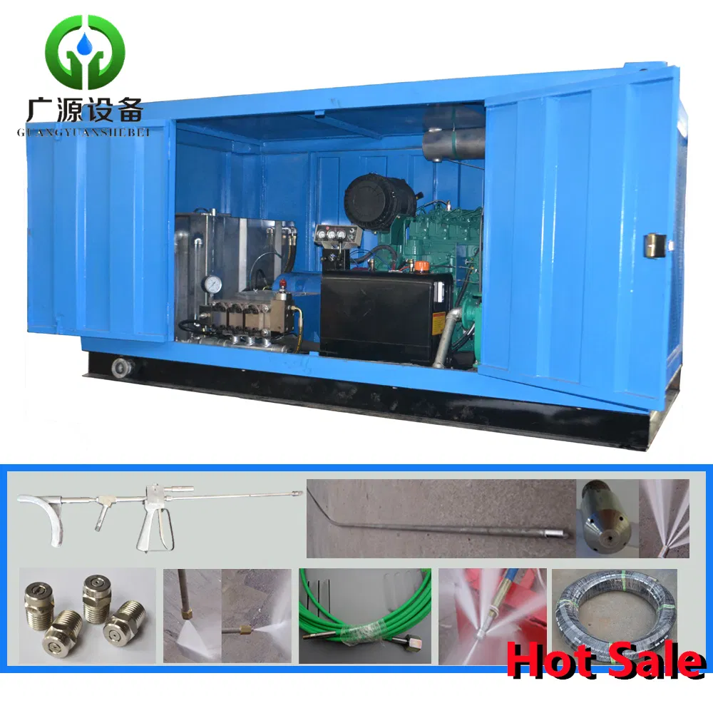 1000bar High Pressure Water Gun Cleaning Machine Power Plant Air Preheater Economizer Industrial Electric High Pressure Water Jetting System