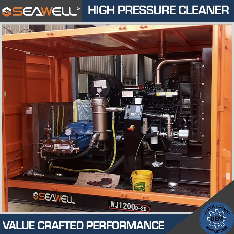 High Efficiency Blastone Combijet Power Line 1900psi 4000psi 7000psi Industries Hot Water Pressure Washer Portable Pressure Washer Pressure Cleaning Equipment