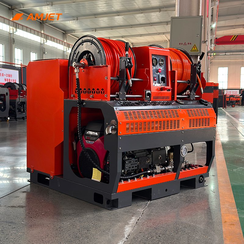 4350psi10gpm High Pressure Drain Washer Sewer Pipe Cleaner Cleaning Equipment