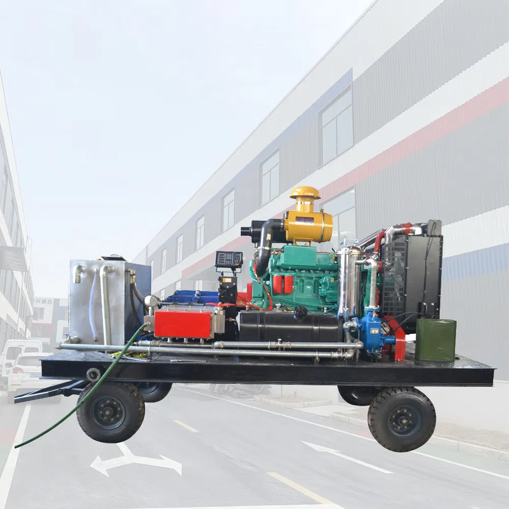 Industrial Heat Exchanger Pipe Cleaning Water Jet System