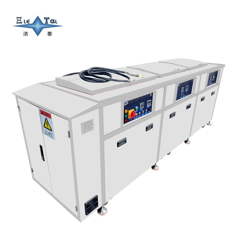 288L Heavy Duty 3-Tank Ultrasonic Cleaning Equipment with Filtration, Rinse and Dry Process