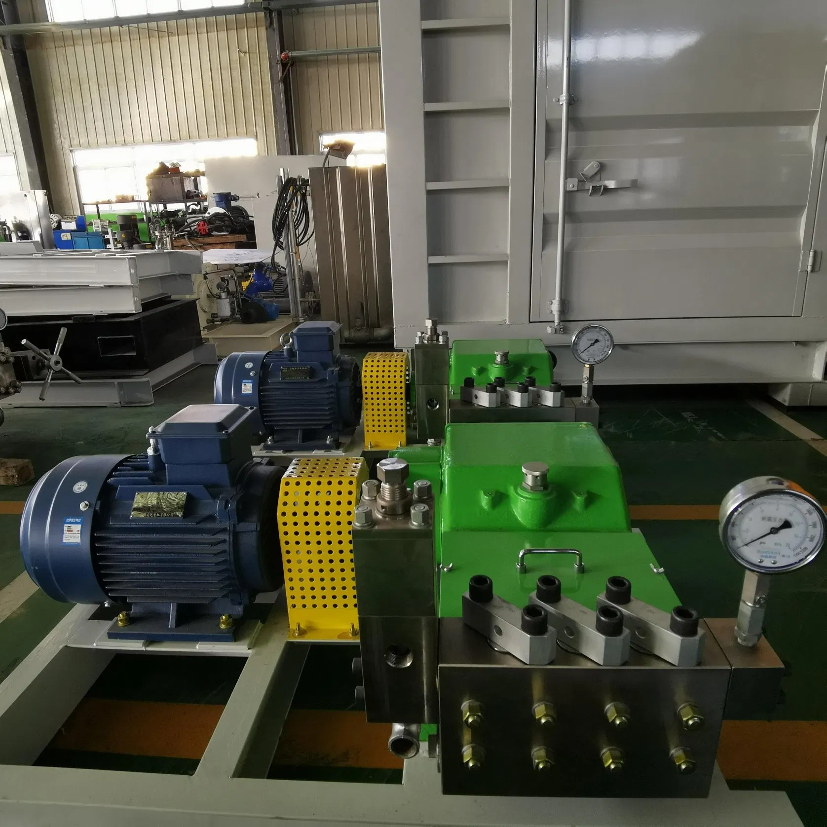 1500bar 110kw Efficient Adjustable Pressure Waterjet Cleaning System