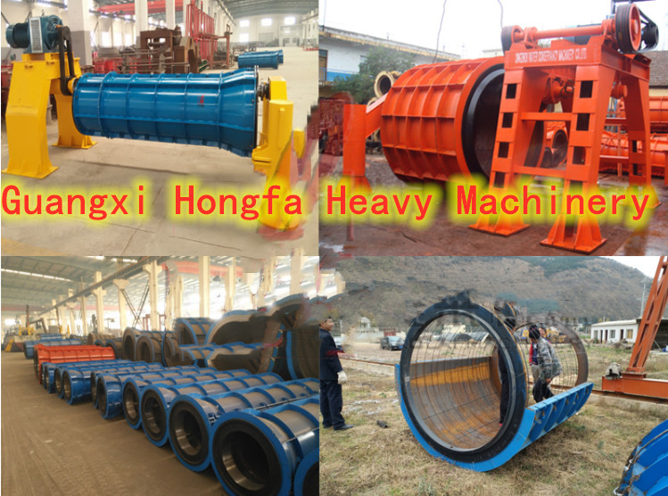 Manual Cement Pipe Moulding Equipment Concrete Culvert Cement Pipe Making Machine