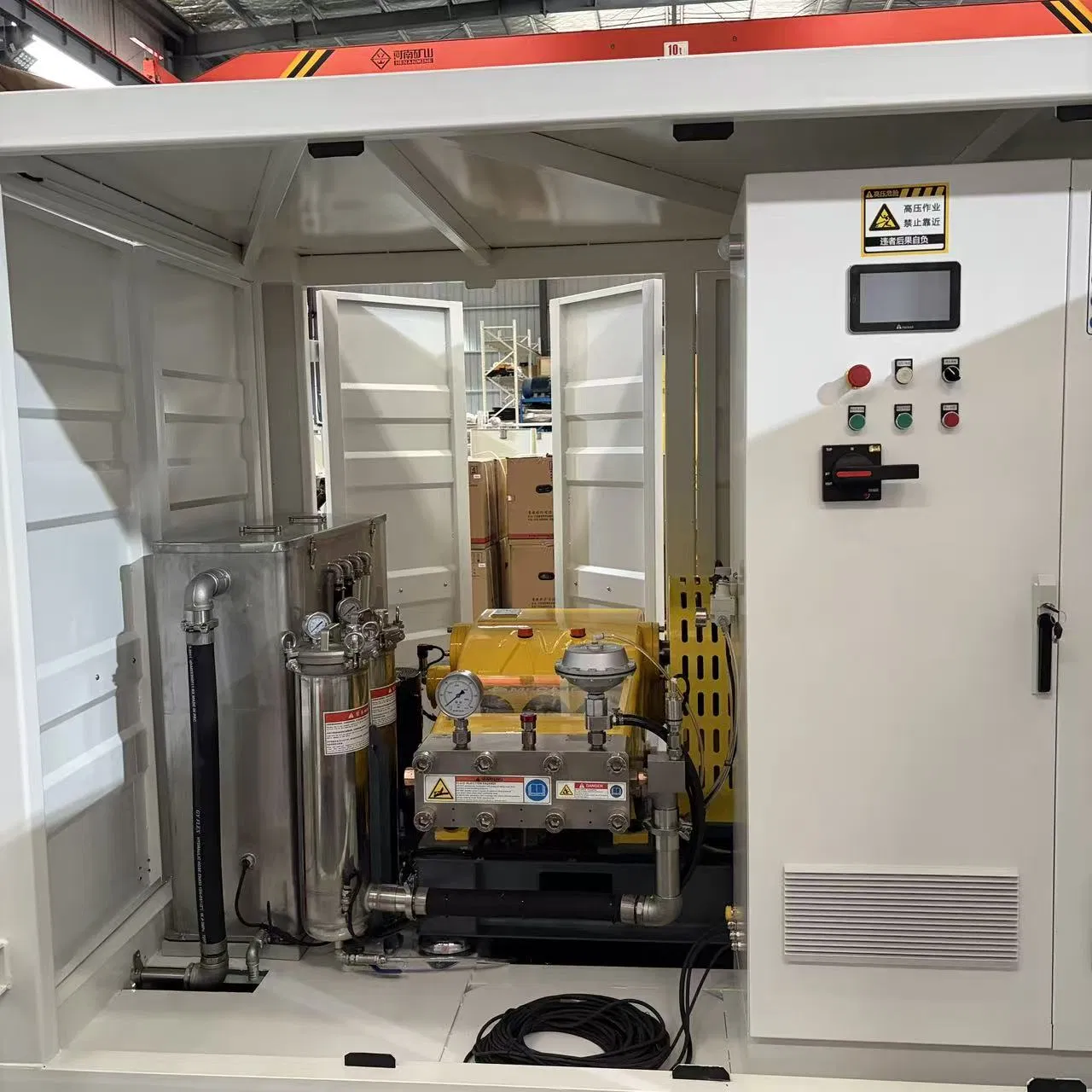 Heavy Duty High Pressure Cleaning Equipment for Heat Exchanger Maintenance