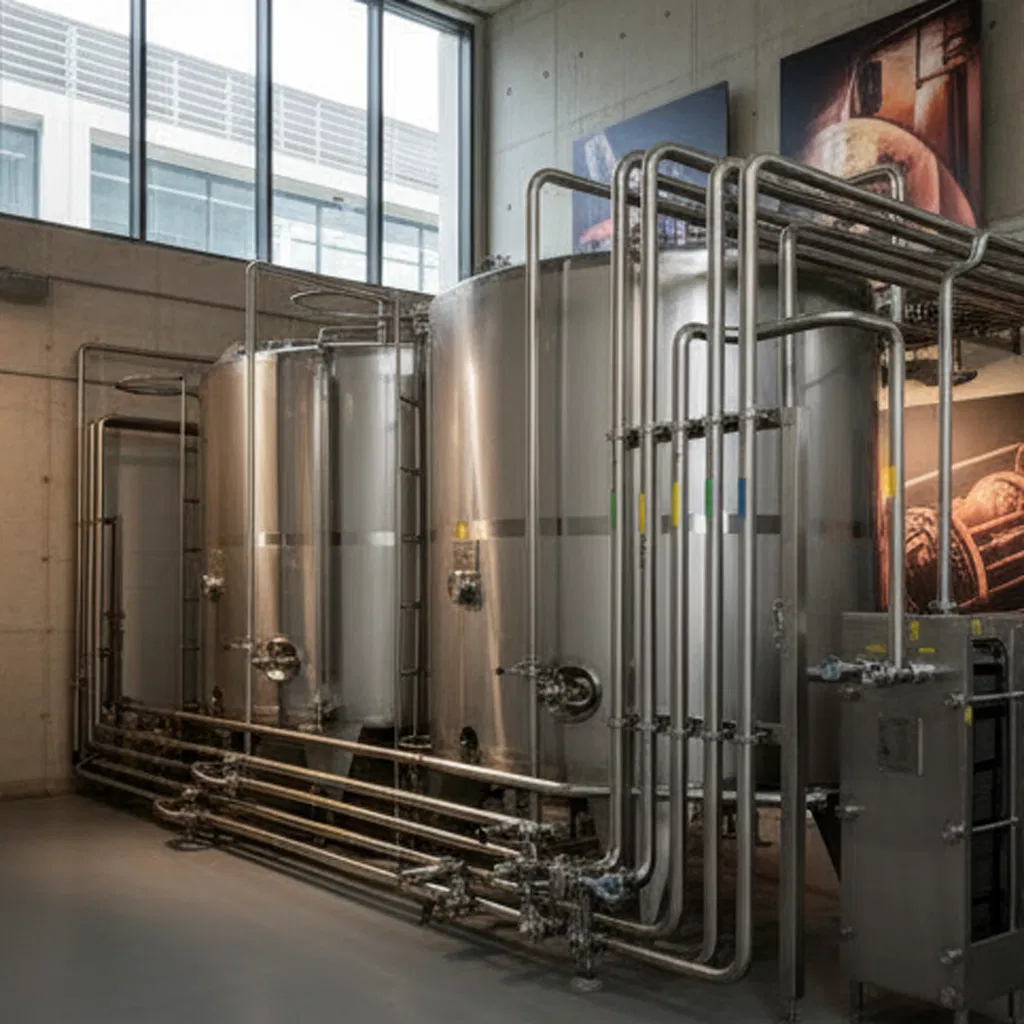 CIP cleaning system CIP tanks CIP acid tank CIP alkali tank CIP system