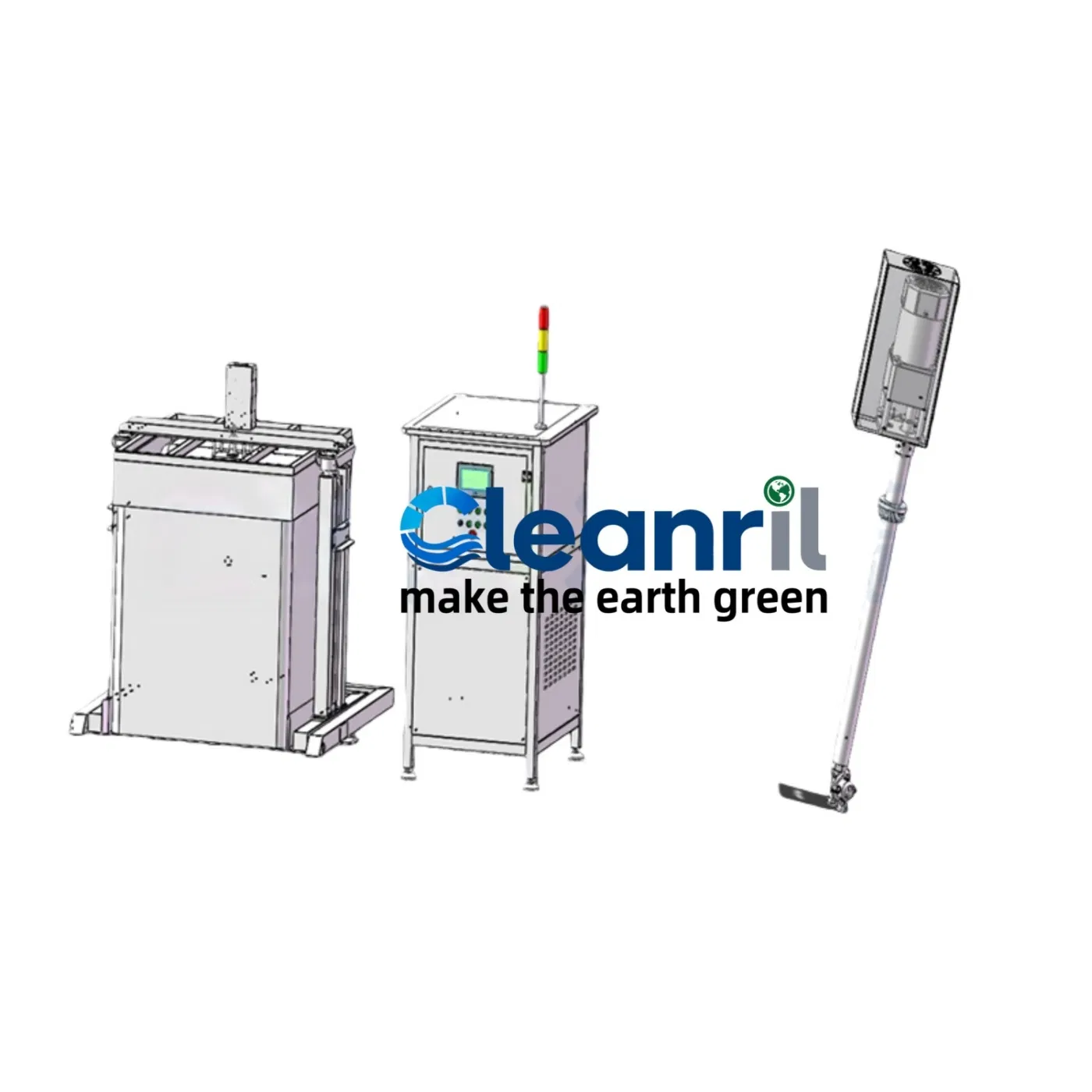 High-Efficiency Low Pressure IBC Cleaning System for Industrial Use