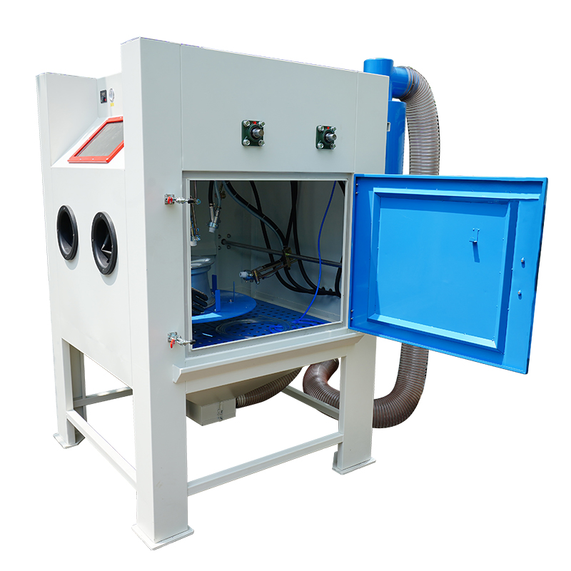 Automatic Sand Blasting Machine Industrial Sandblaster Equipment with Turntable for Heavy and Complex Workparts