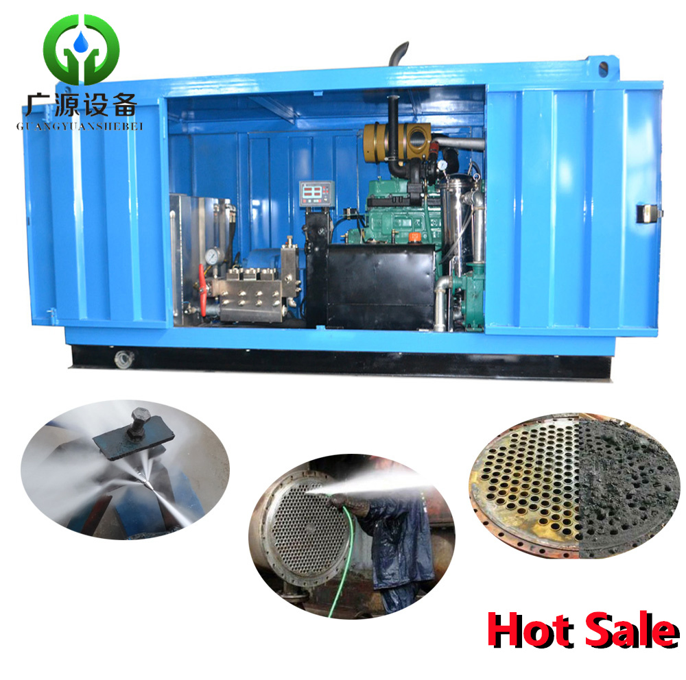 1000bar High Pressure Water Gun Cleaning Machine Power Plant Air Preheater Economizer Industrial Electric High Pressure Water Jetting System