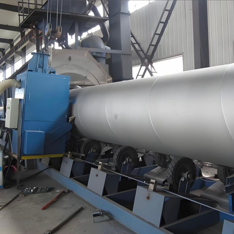 Gw Type Pipeline External Wall High-Power Shot Blasting Cleaning Equipment