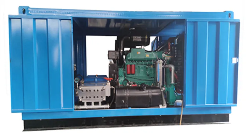 High pressure water jet cleaning machine