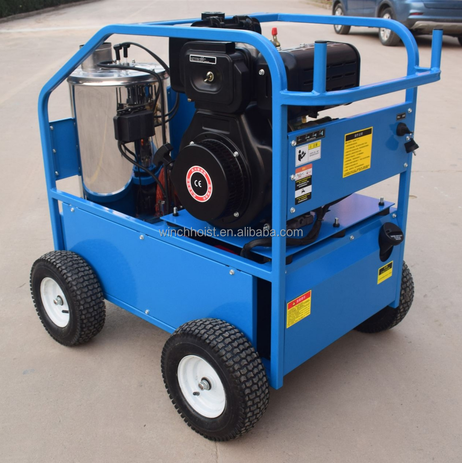 Cal20/12 Outside Use Diesel Driven Fuel Heating High Pressure Hot Water Automobiles and Machinery Manufacturing Cleaning Equipment
