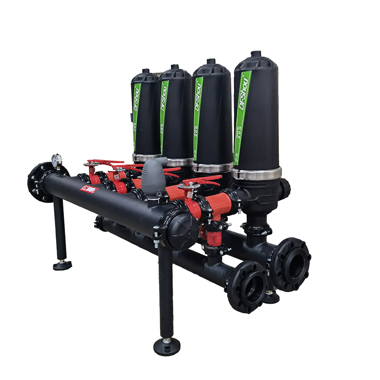 High Efficient 3 Inch 2 Unit Farm Irrigation Automatic Backwash Disc Filtration System