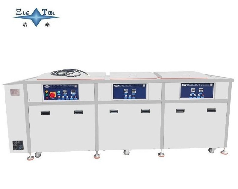 288L Heavy Duty 3-Tank Ultrasonic Cleaning Equipment with Filtration, Rinse and Dry Process