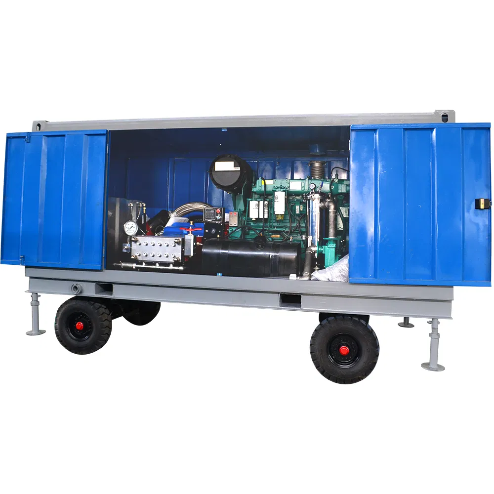 1200bar Industrial High Pressure Pipe Cleaning System