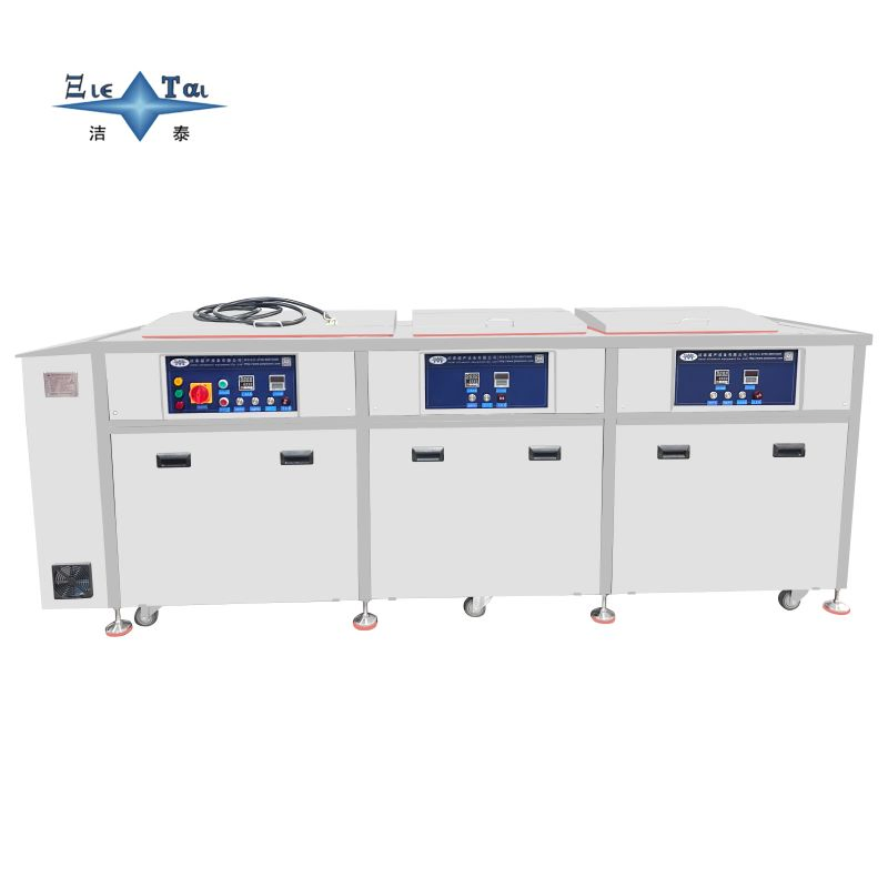 288L Heavy Duty 3-Tank Ultrasonic Cleaning Equipment with Filtration, Rinse and Dry Process