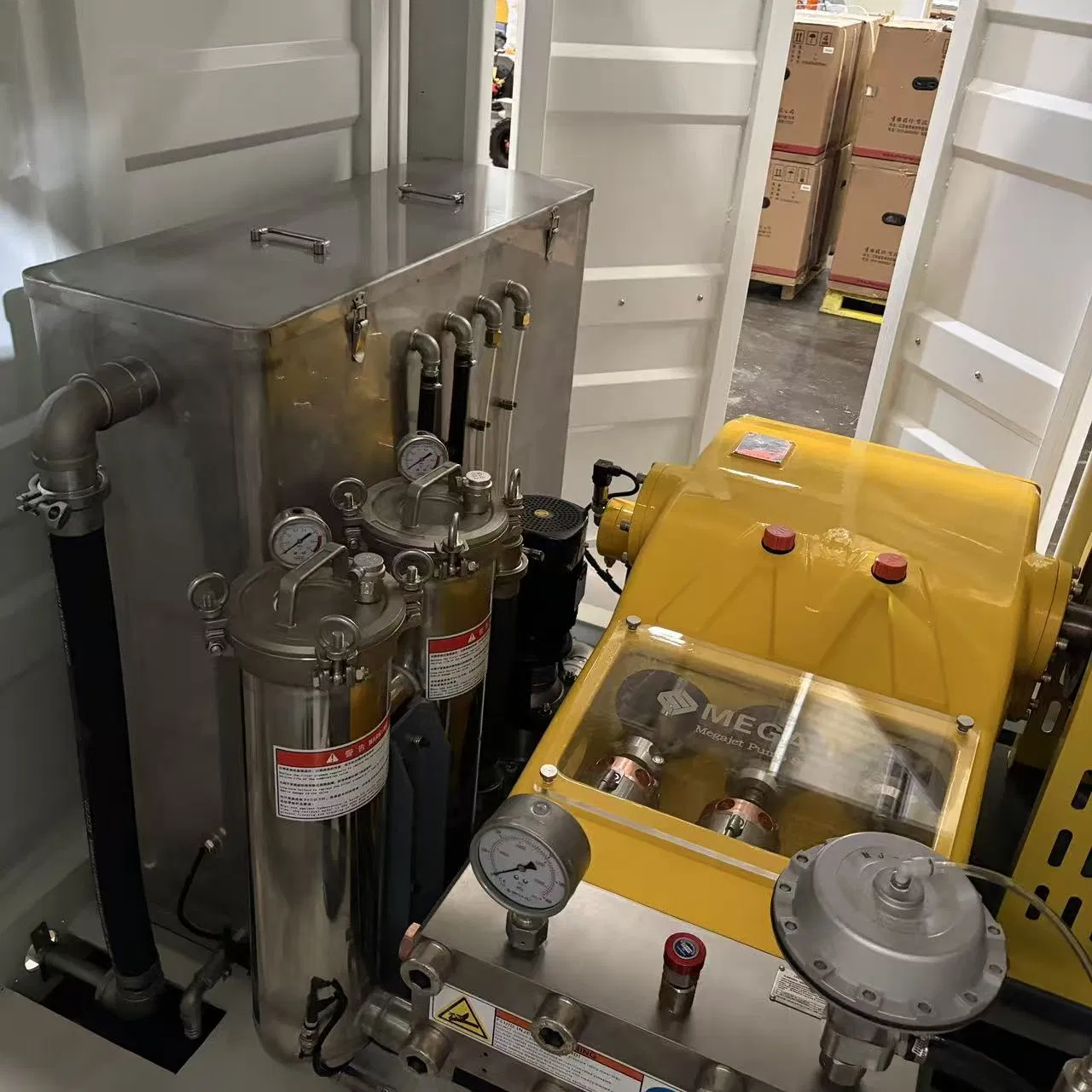 Heavy Duty High Pressure Cleaning Equipment for Heat Exchanger Maintenance