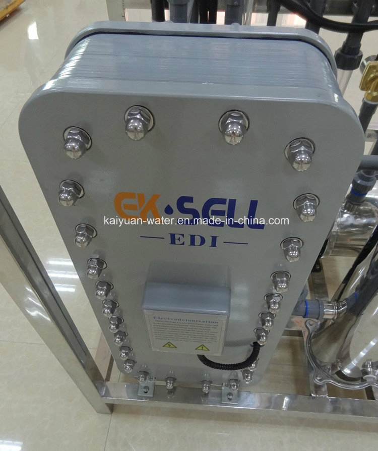 500 Liter Per Hour Electrodeionization EDI Demineralized Deionized Water Purification System for Surface Cleaning, Industrial Boiler