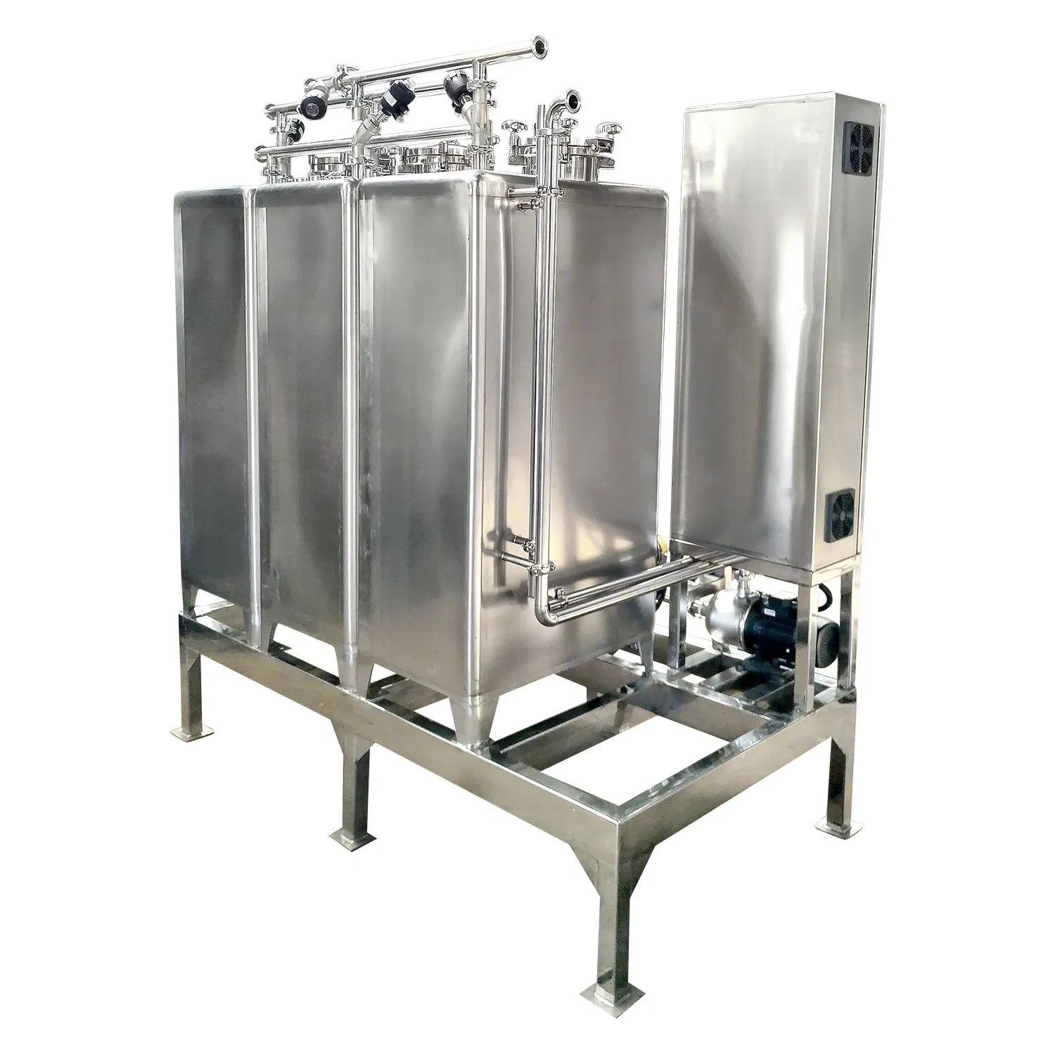 Premium Beer Equipment Fermentation Tank with CIP Cleaning System and Vertical Stacked Tank for Beer