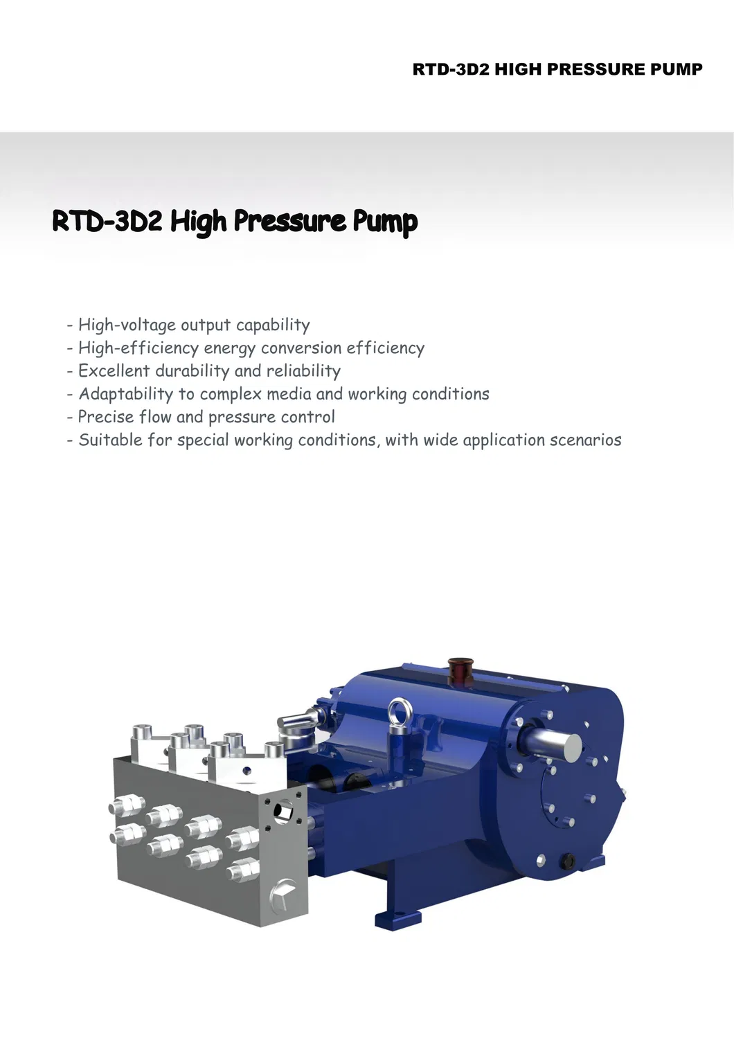 High-Pressure Plunger Pump System 1