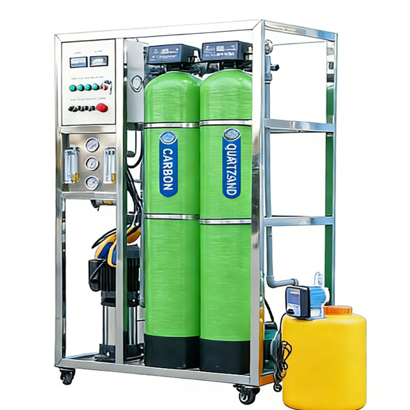 RO Purified Equipment 250lph Magnetic Water Treatment Descaling Equipment Drinking Water Treatment Equipment with Pre Treatment Tank/UV/Ozone Sterilization Syst