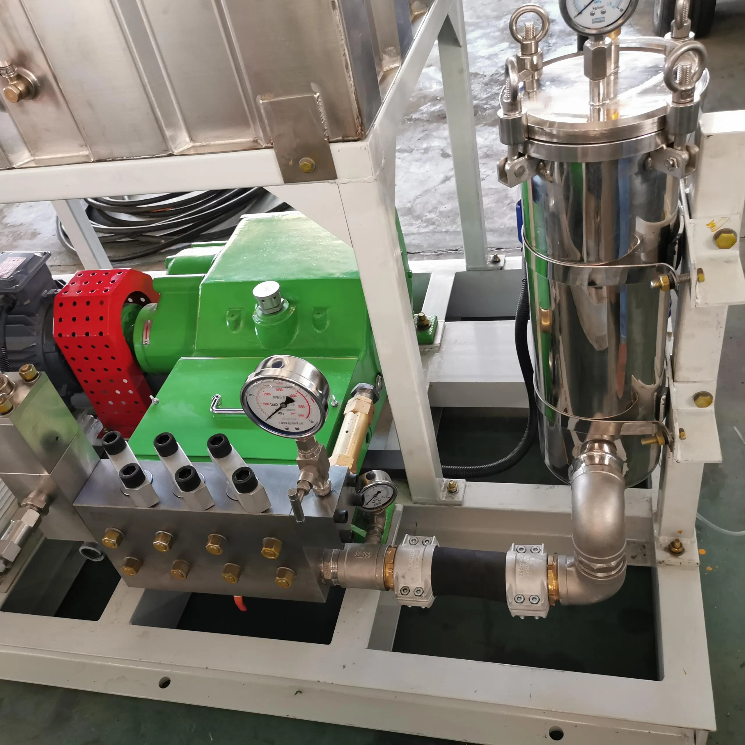 170L/Min 4060psi High Pressure Waterjet System for Surface Cleaning