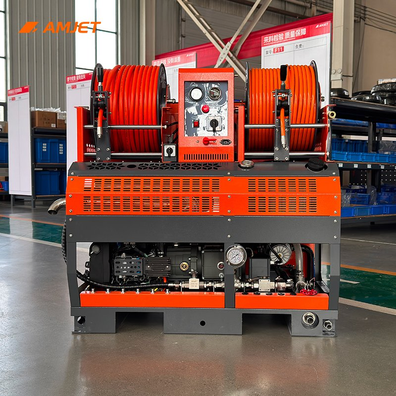 4350psi10gpm High Pressure Drain Washer Sewer Pipe Cleaner Cleaning Equipment