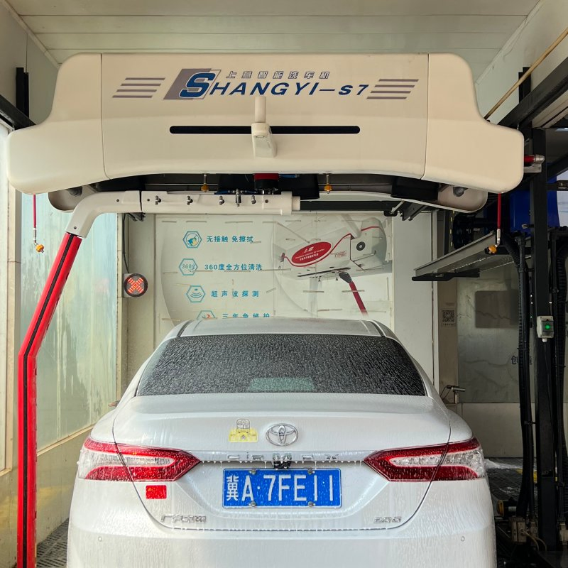 Heavy Duty Automatic Touchless Car Wash Machine 15kw 380V Car Washing System with High Pressure Pump for Fleet Vehicles Cleaning