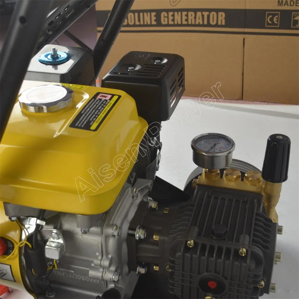 Powerful Aisen High Pressure Gasoline Car Wash System for Commercial Use