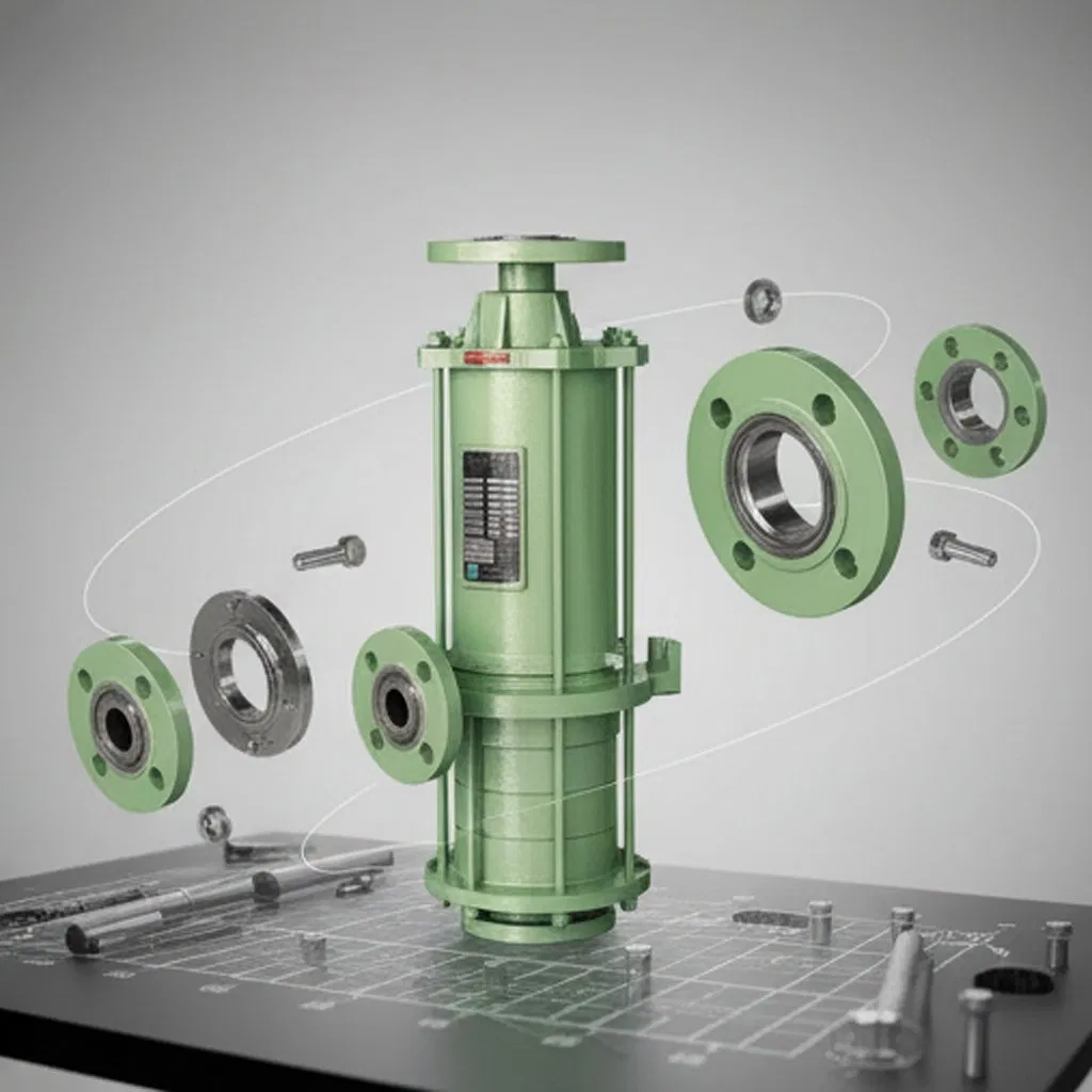 High-Pressure Canned Pump for Power Plant Boiler Feed Water System