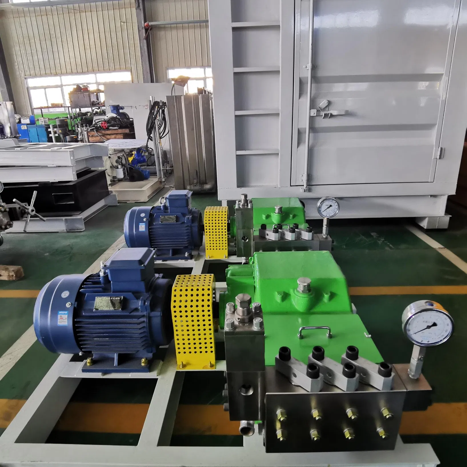 1500bar 110kw Efficient Adjustable Pressure Waterjet Cleaning System