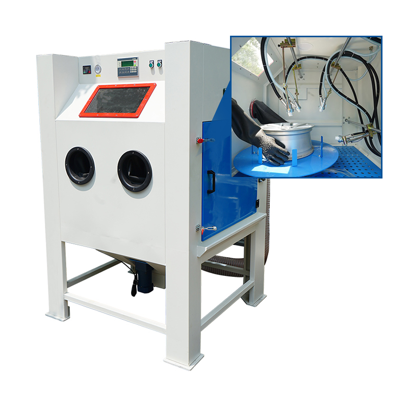 Automatic Sand Blasting Machine Industrial Sandblaster Equipment with Turntable for Heavy and Complex Workparts