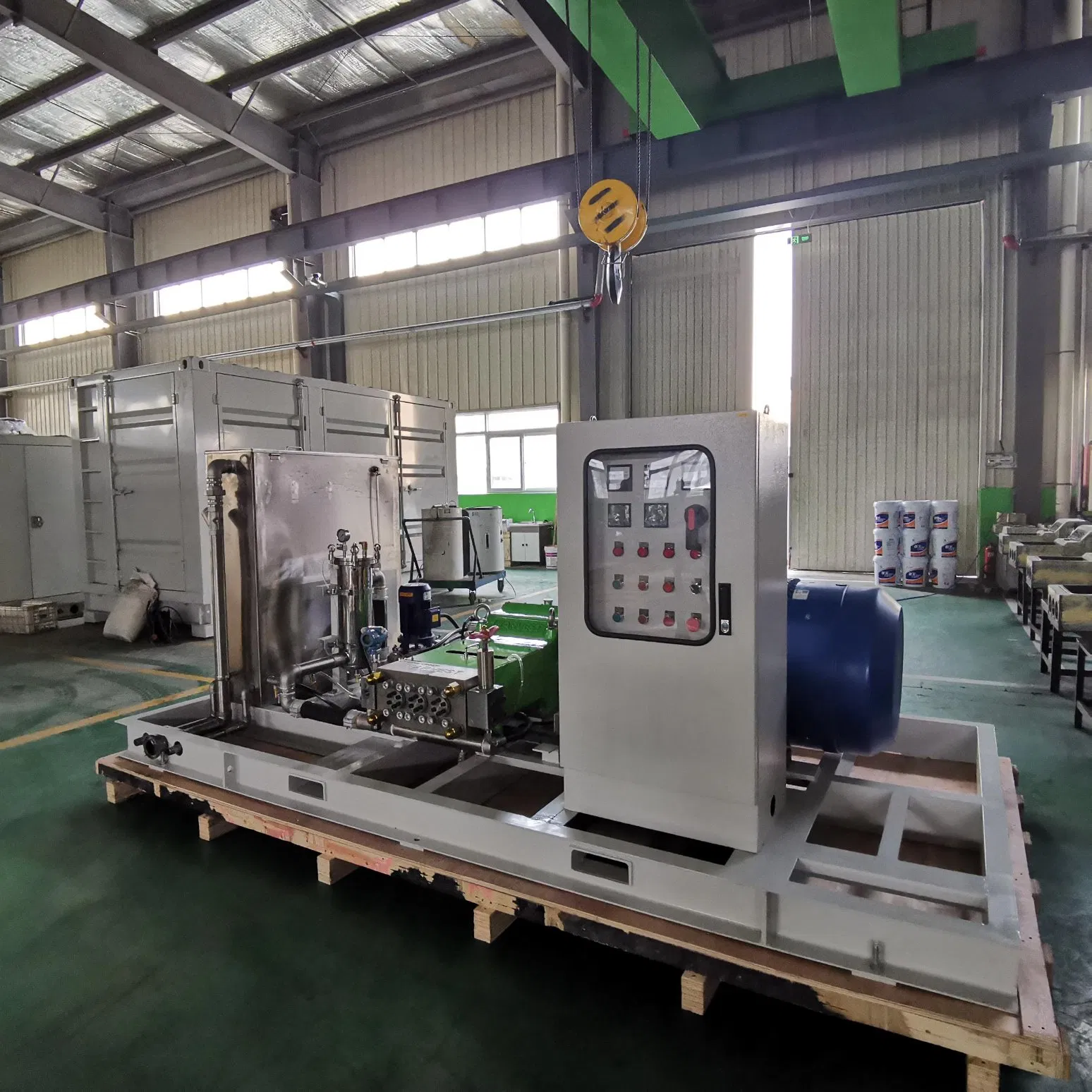 26825psi High Pressure Cleaning Equipment for Heat Exchanger and Pipe Descaling