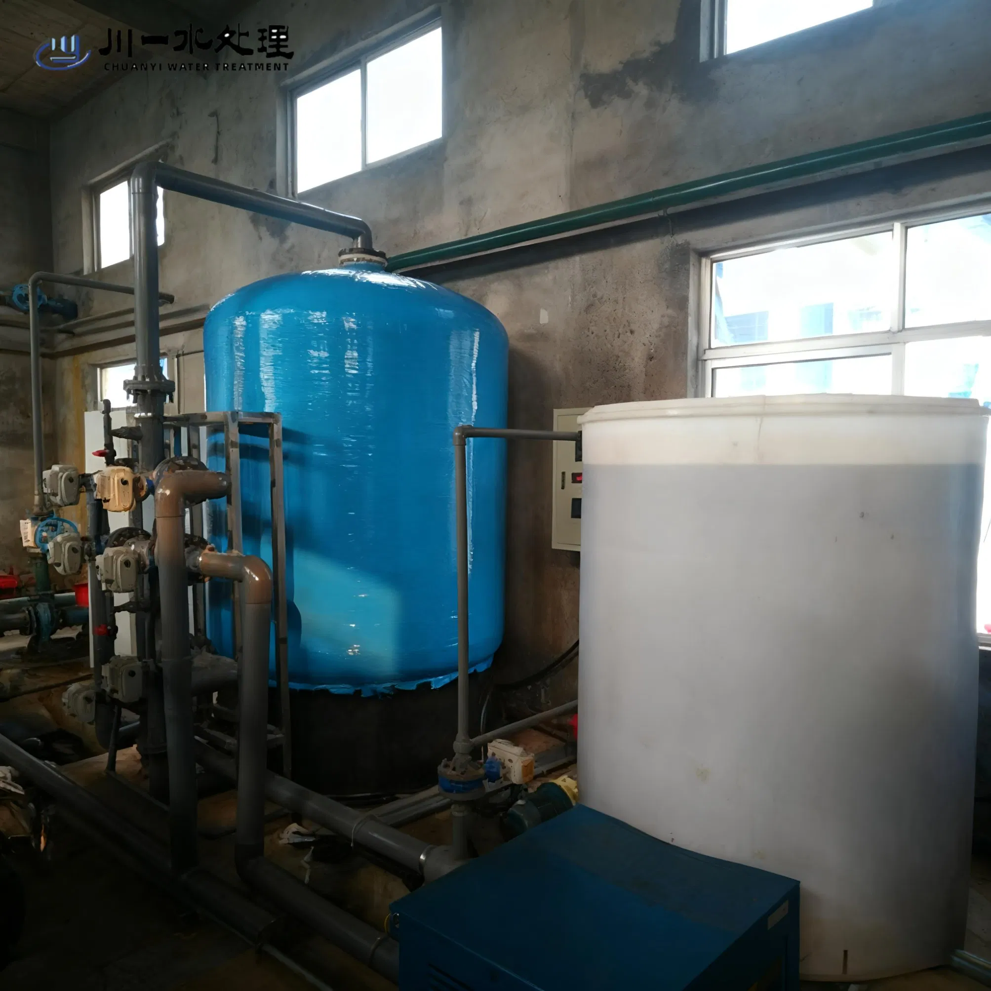 30 Tons/Hour Automatic Lubrication Deionization Equipment Industrial Soft Water Descaling Boiler Purifier
