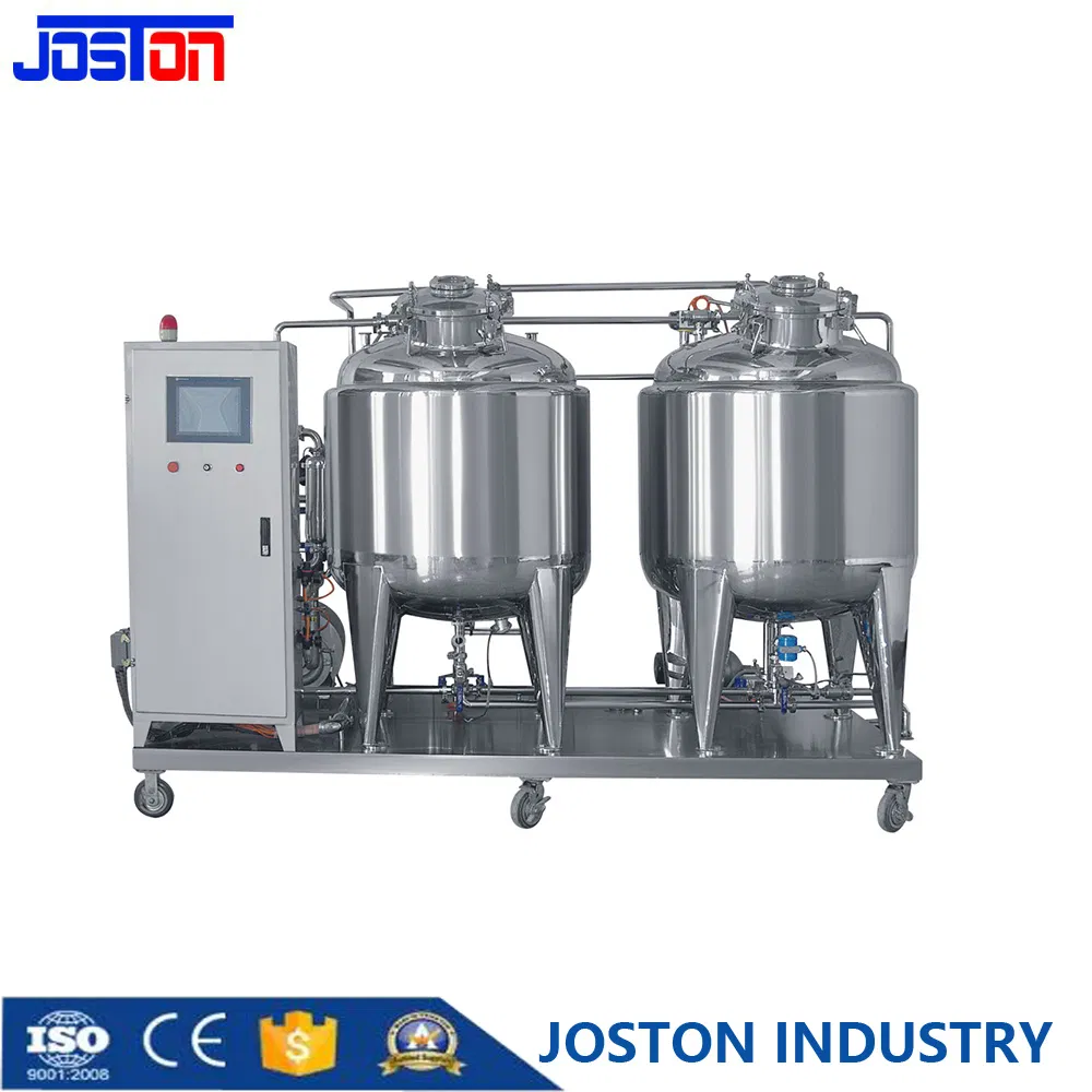 304 Stainless Steel PLC Control Automatic Clean in Place Equipment CIP Tank Cleaning System for Dairy Fruit Juice
