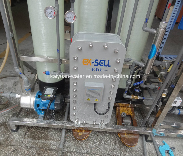 500 Liter Per Hour Electrodeionization EDI Demineralized Deionized Water Purification System for Surface Cleaning, Industrial Boiler