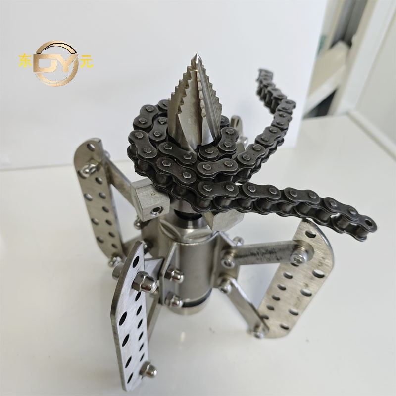 Mechanical Root Cutter Attachment for Sewer Jetter Systems