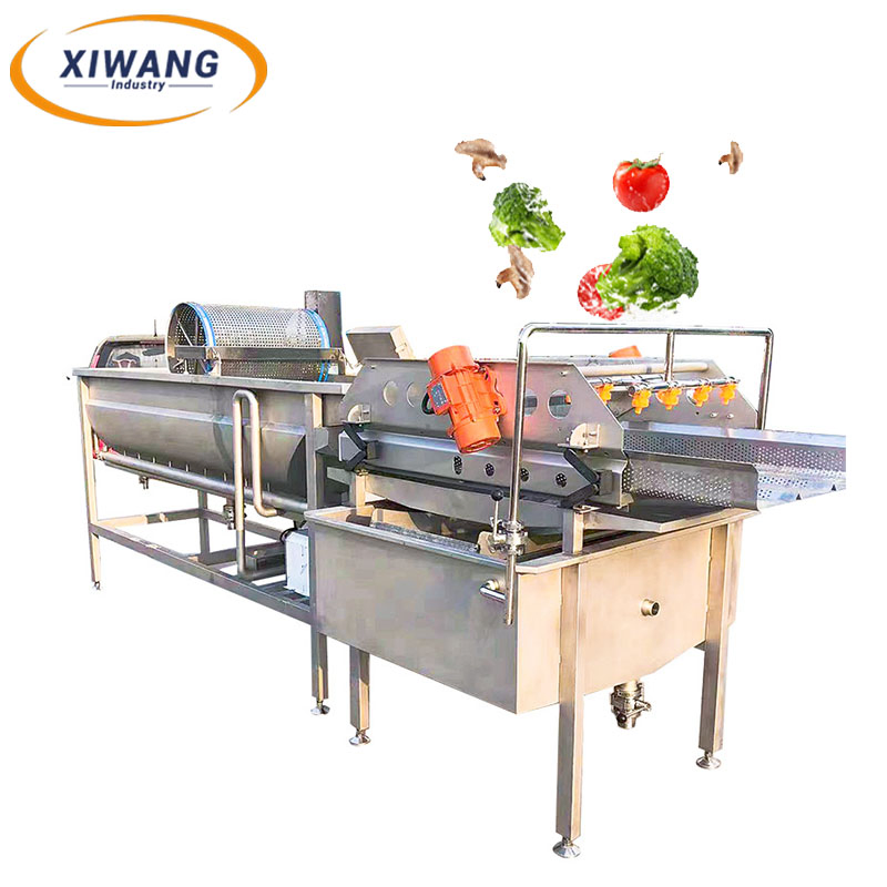 Heavy Duty Produce Cleaning Line Eddy Current Washing Equipment