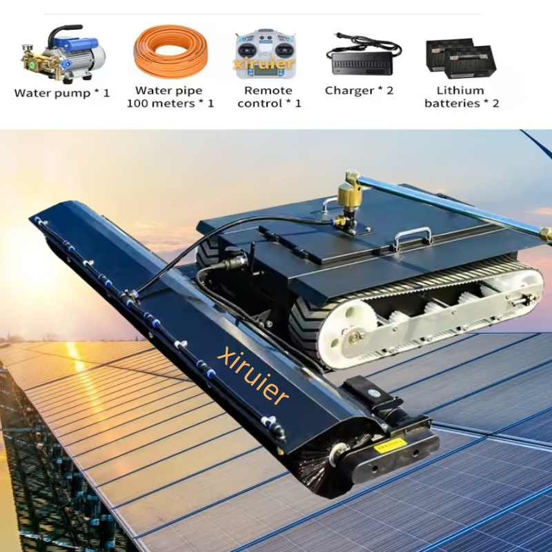 Fully Automatic Dry Cleaning Solar Panel Cleaning Robot Machine Equipment System