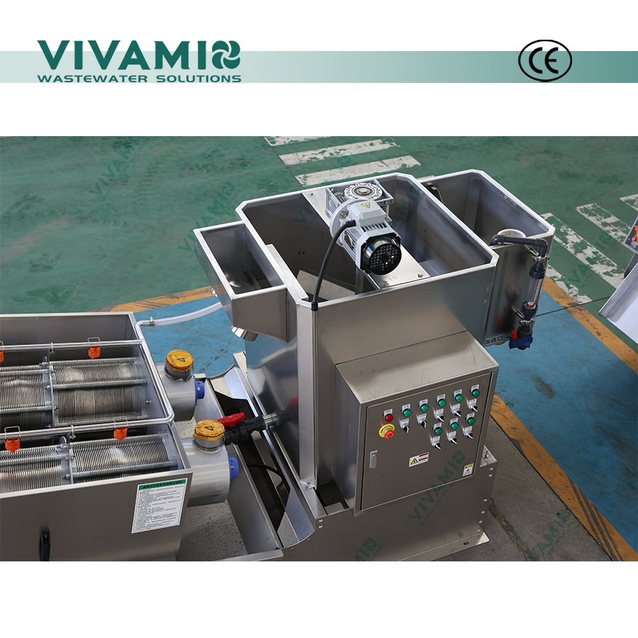 Low-Noise Screw Press Dewatering Machine for Modern Environmental Facilities Wastewater Treatment