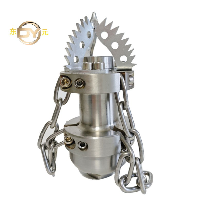 Mechanical Root Cutter Attachment for Sewer Jetter Systems