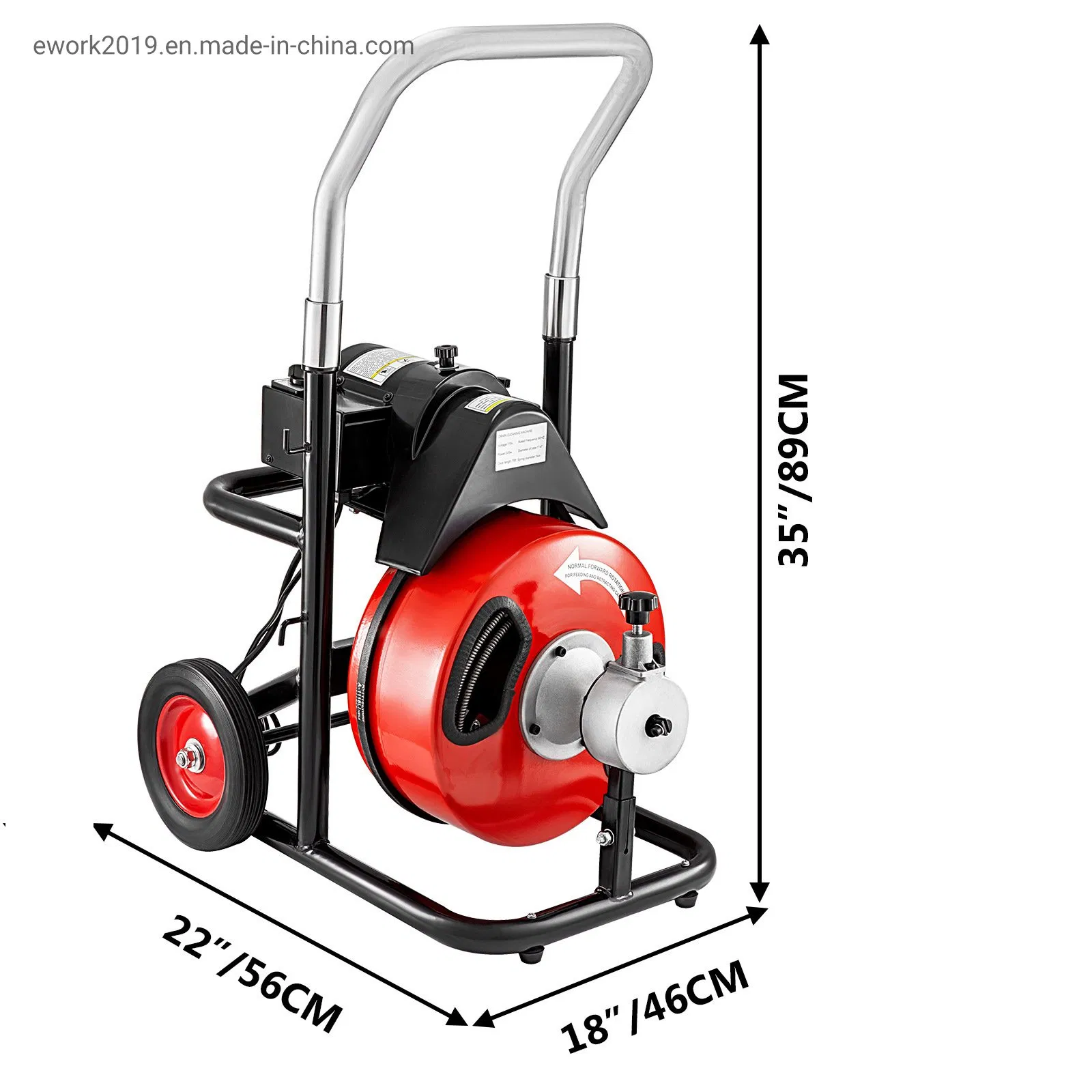 Electric High Pressure Pipe Drain Swer Dredging Cleaning Equipment