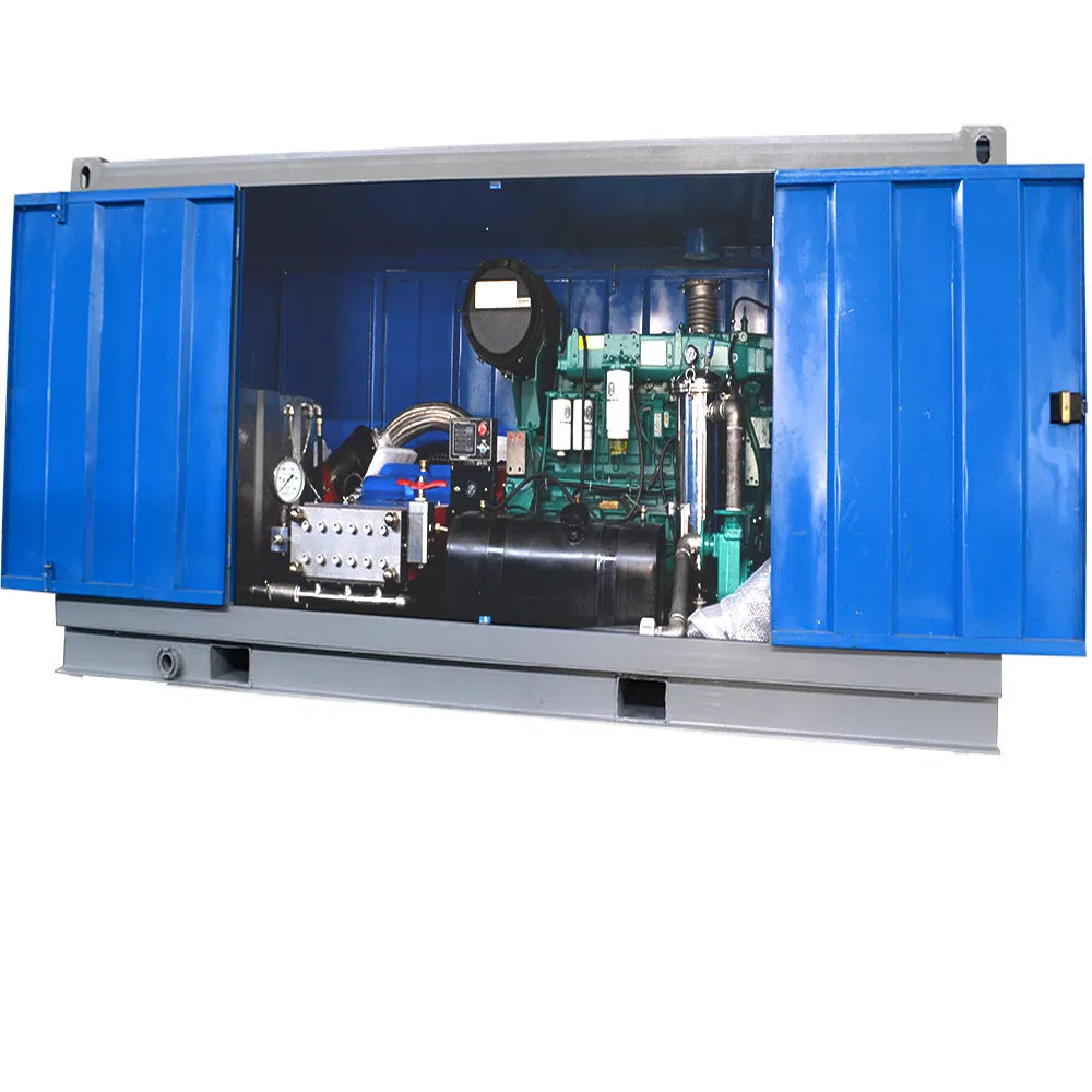 15000psi 100MPa High Pressure Cold Water Jetting Machine Diesel Cleaning Equipment